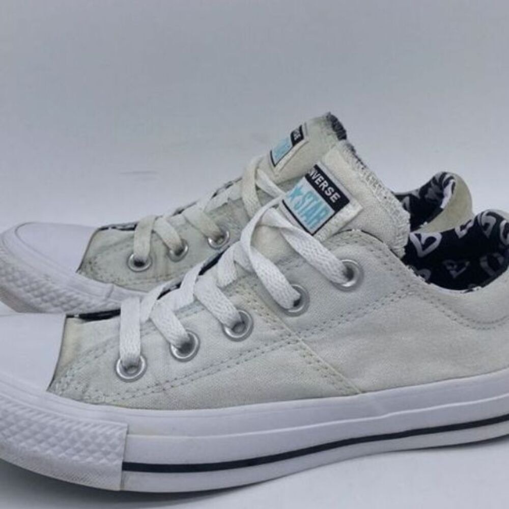 Converse Shoes Womens 6 White Madison Ox Sneakers Chuck Taylor Lace Up Comfort